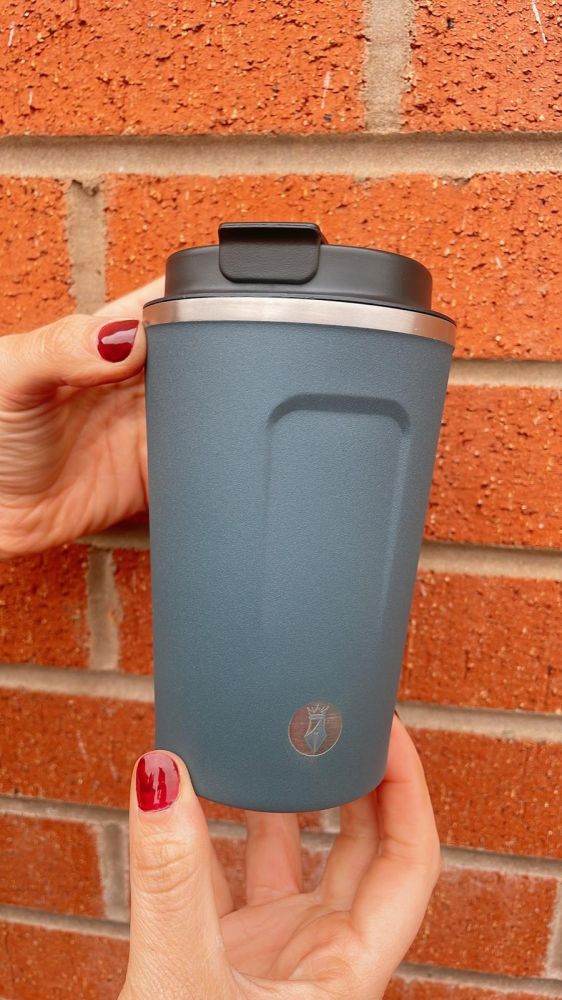 Blue Reusable Travel Coffee Cup